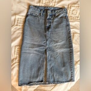 Old Navy Light Blue Denim Skirt
